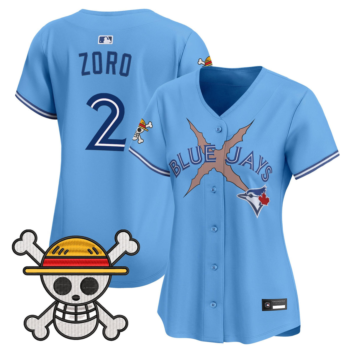 Women's Blue Jays x One Piece Vapor Premier Limited Jersey - Stitched