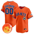 San Francisco Giants x Dragon Ball Vapor Premier Limited Custom Jersey - All Stitched