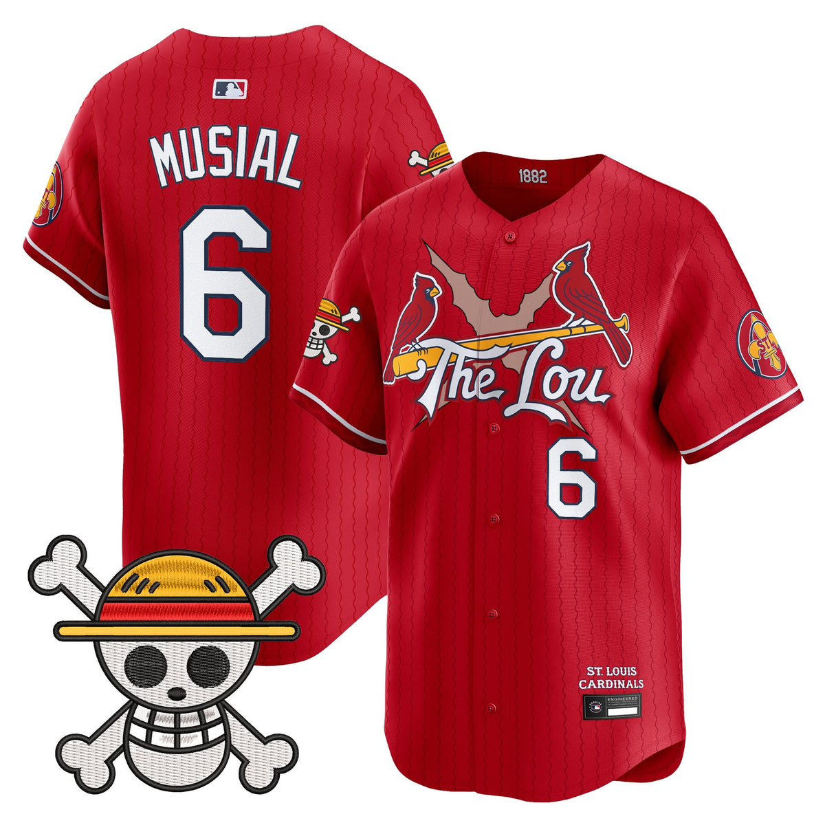 Men's St. Louis Cardinals x One Piece Vapor Premier Limited Jersey - Stitched