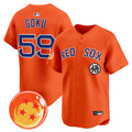 Men's Boston Red Sox x Dragon Ball Vapor Premier Limited Jersey - All Stitched