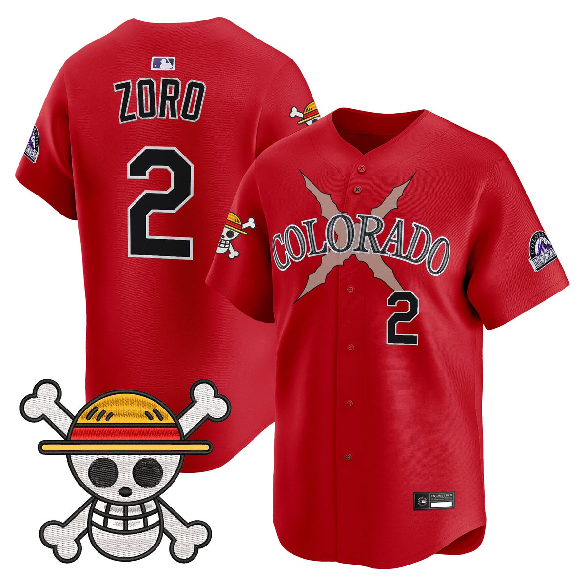 Men's Colorado Rockies x One Piece Vapor Premier Limited Jersey - Stitched