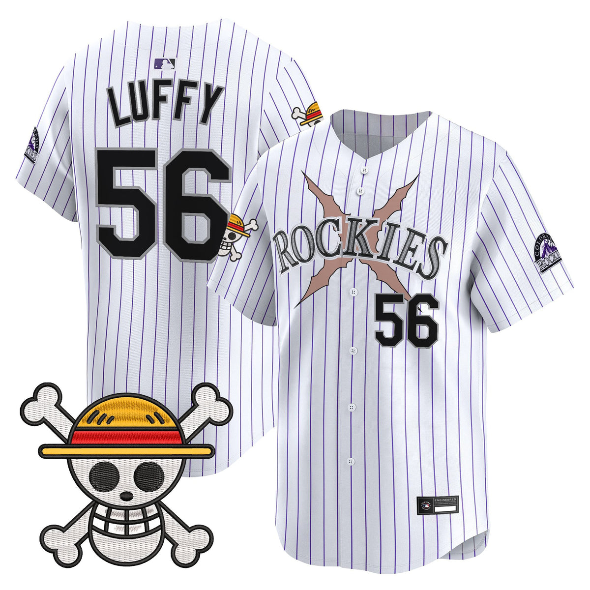 Men's Colorado Rockies x One Piece Vapor Premier Limited Jersey - Stitched