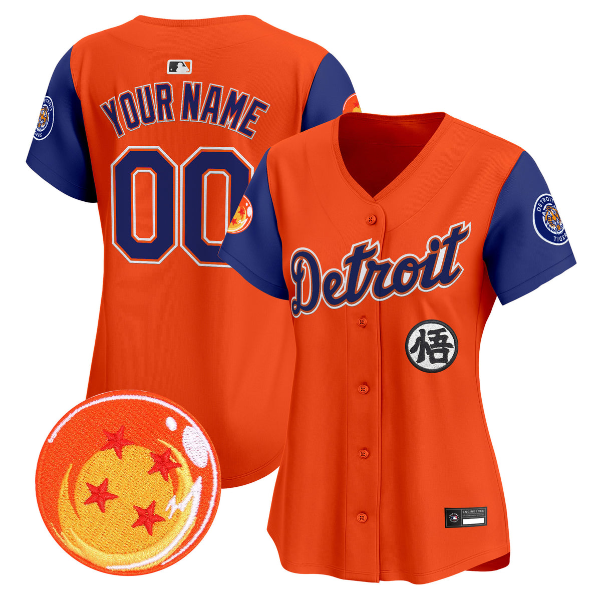 Detroit Tigers x Dragon Ball Vapor Premier Limited Custom Jersey - All Stitched