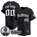 Yankees "The Bronx Gothic" Vapor Premier Limited Custom Jersey - John Sterling Patch - All Stitched