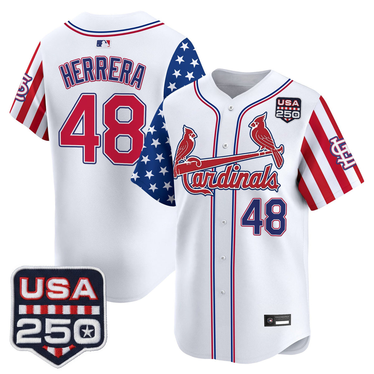 Men's St. Louis Cardinals "America 250 Edition" Vapor Premier Limited Jersey - All Stitched