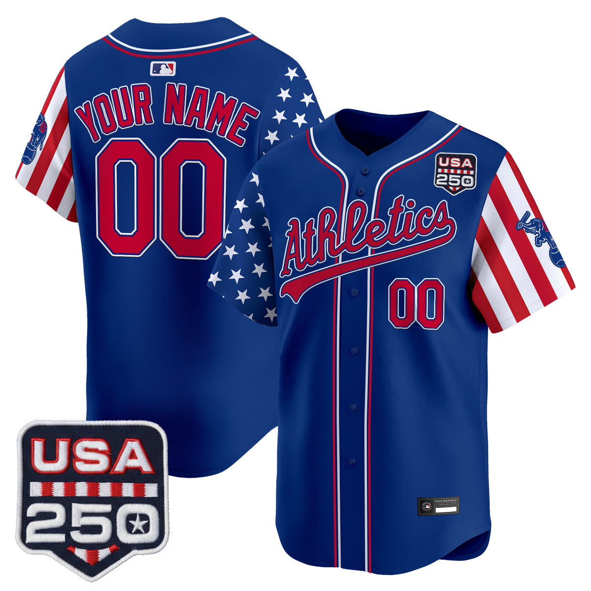 Athletics "America 250 Edition" Vapor Premier Limited Custom Jersey - All Stitched