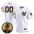Yankees John Sterling "The Voice of the Yankees" Tribute Patch Vapor Premier Limited Custom Jersey V3 - All Stitched