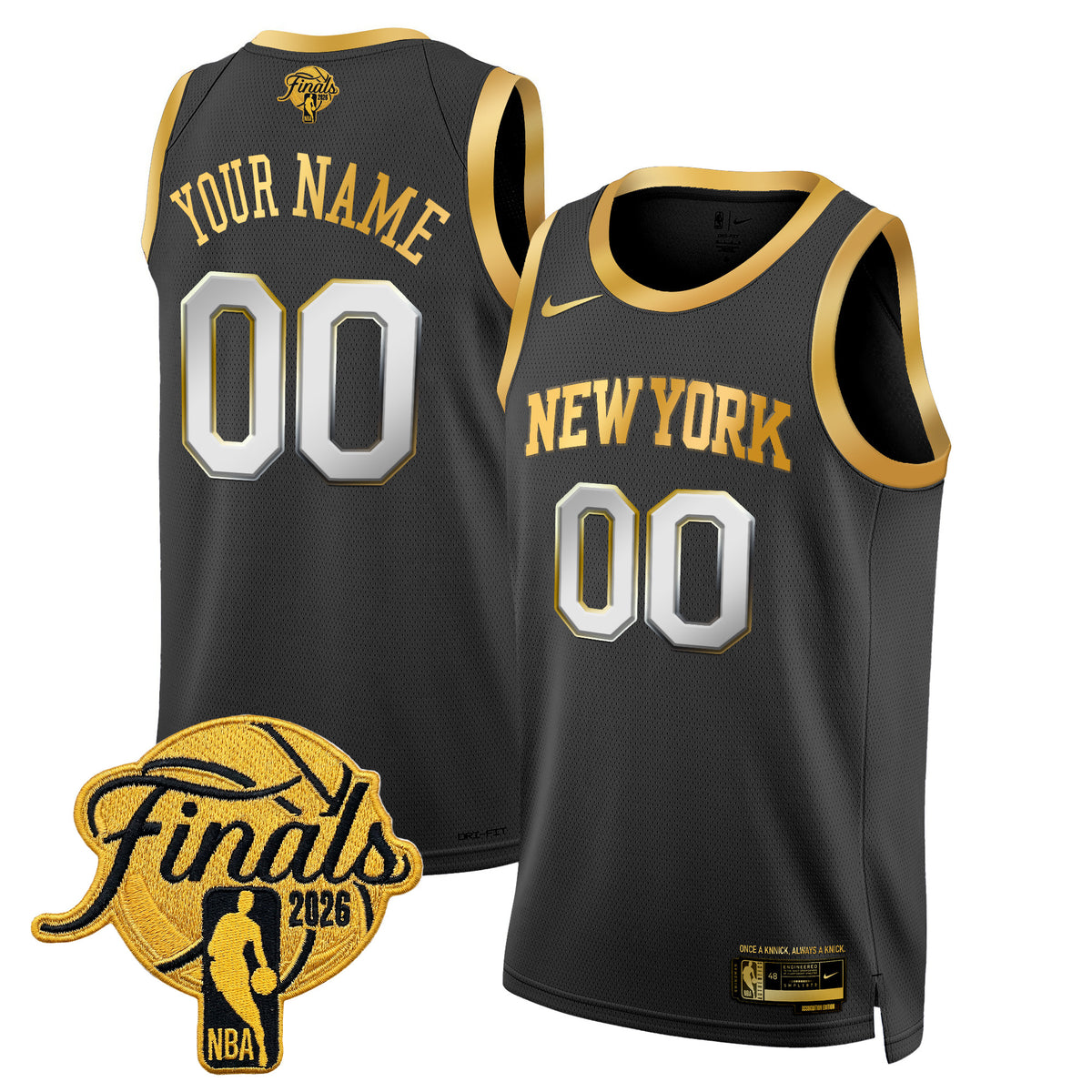New York Knicks 2026 Finals Custom Swingman Jersey - All Stitched