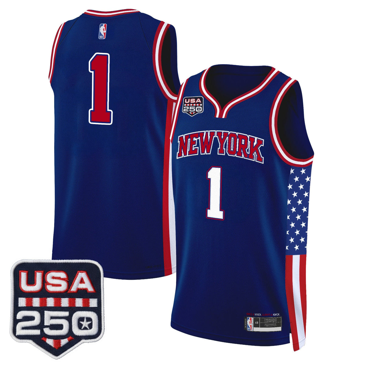 Men's New York Knicks "America 250 Edition" Swingman Jersey - All Stitched