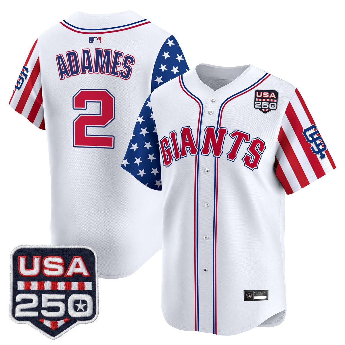 Men's San Francisco Giants "America 250 Edition" Vapor Premier Limited Jersey - All Stitched