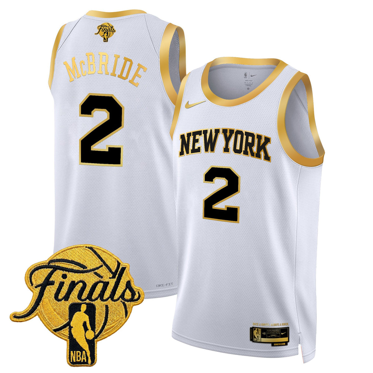 Men's New York Knicks 2026 Finals Swingman Jersey V2 - All Stitched
