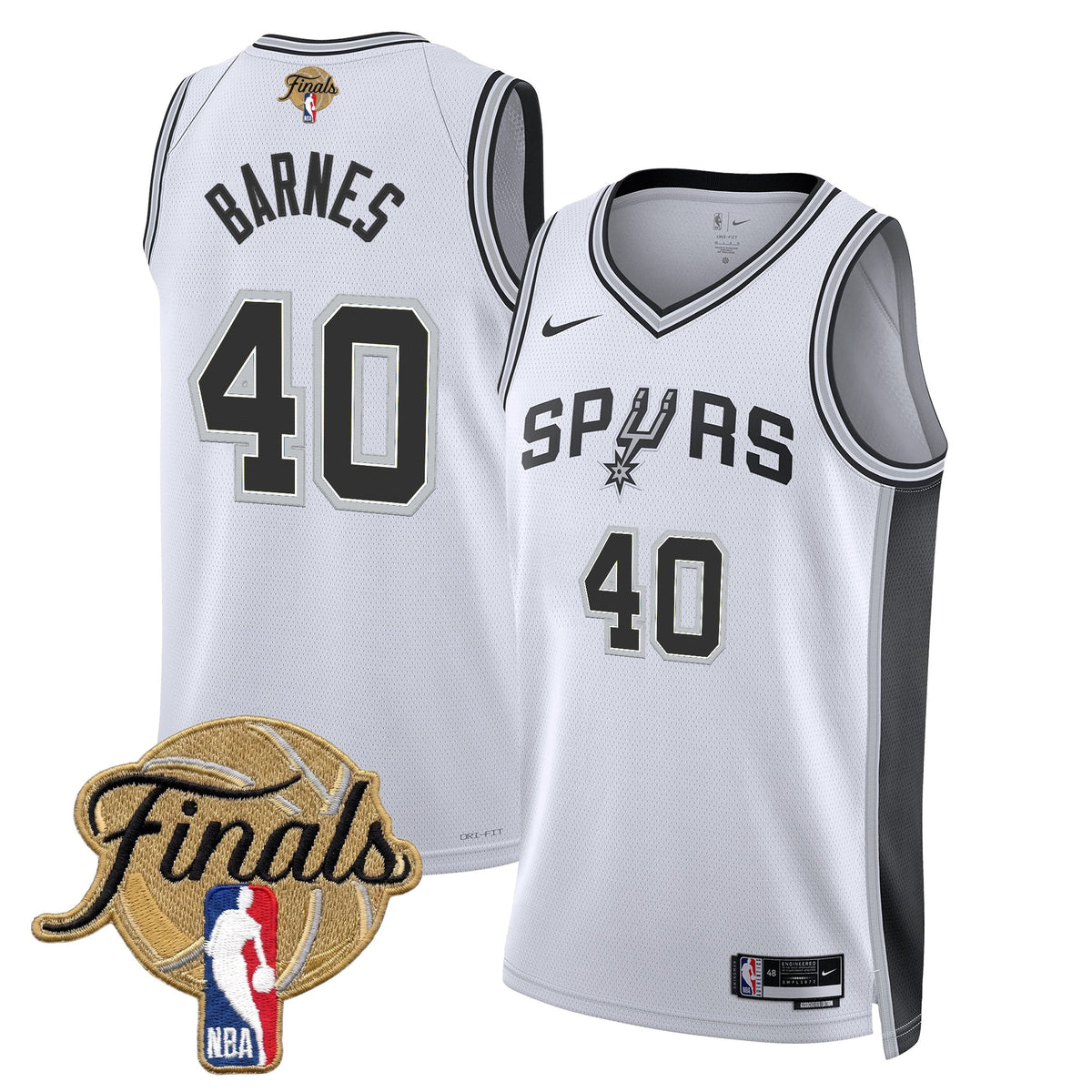 Men's San Antonio Spurs 2026 Finals Swingman Jersey - All Stitched