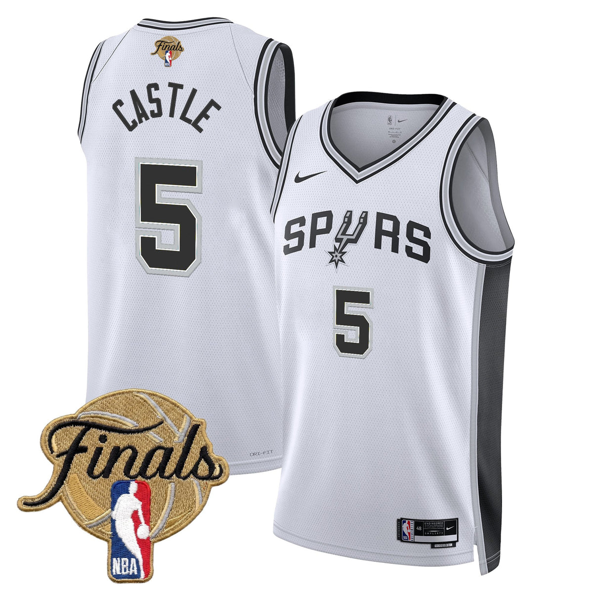 Men's San Antonio Spurs 2026 Finals Swingman Jersey - All Stitched