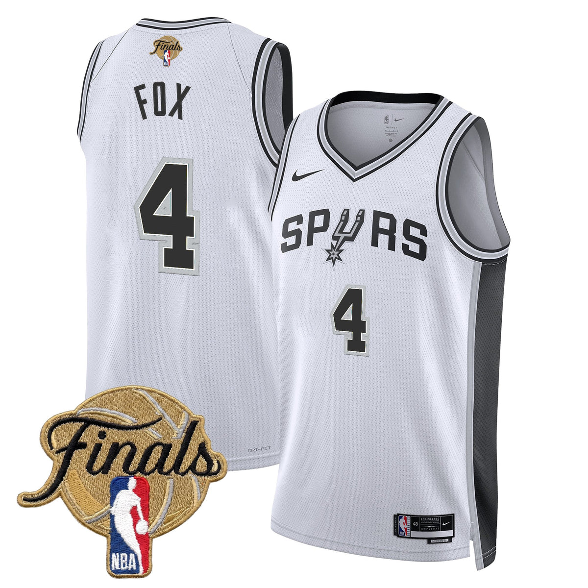 Men's San Antonio Spurs 2026 Finals Swingman Jersey - All Stitched