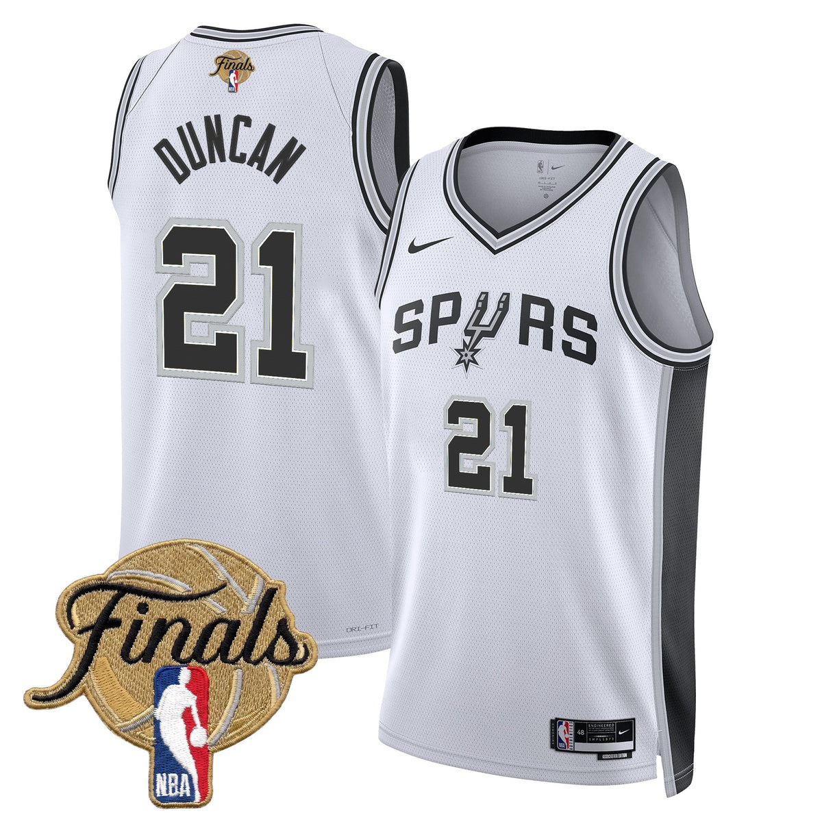 Men's San Antonio Spurs 2026 Finals Swingman Jersey - All Stitched