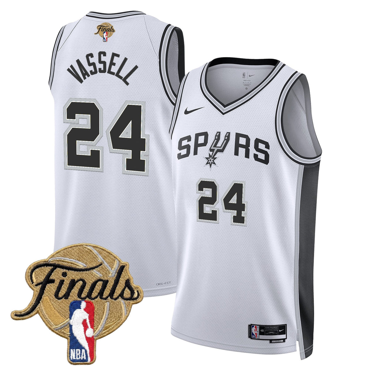Men's San Antonio Spurs 2026 Finals Swingman Jersey - All Stitched