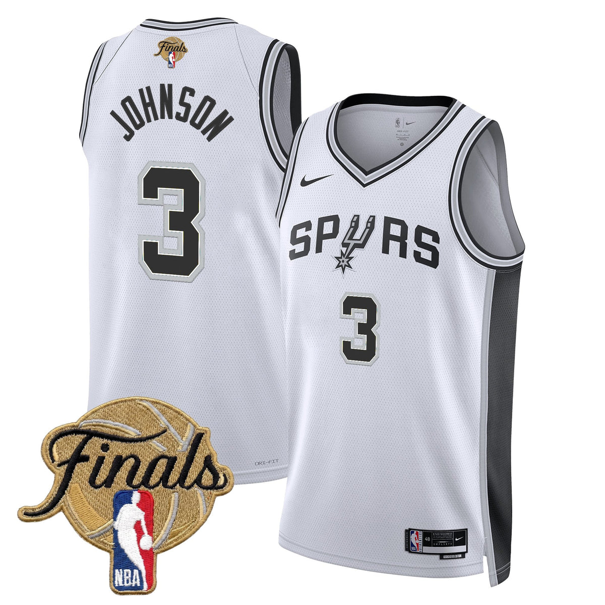 Men's San Antonio Spurs 2026 Finals Swingman Jersey - All Stitched