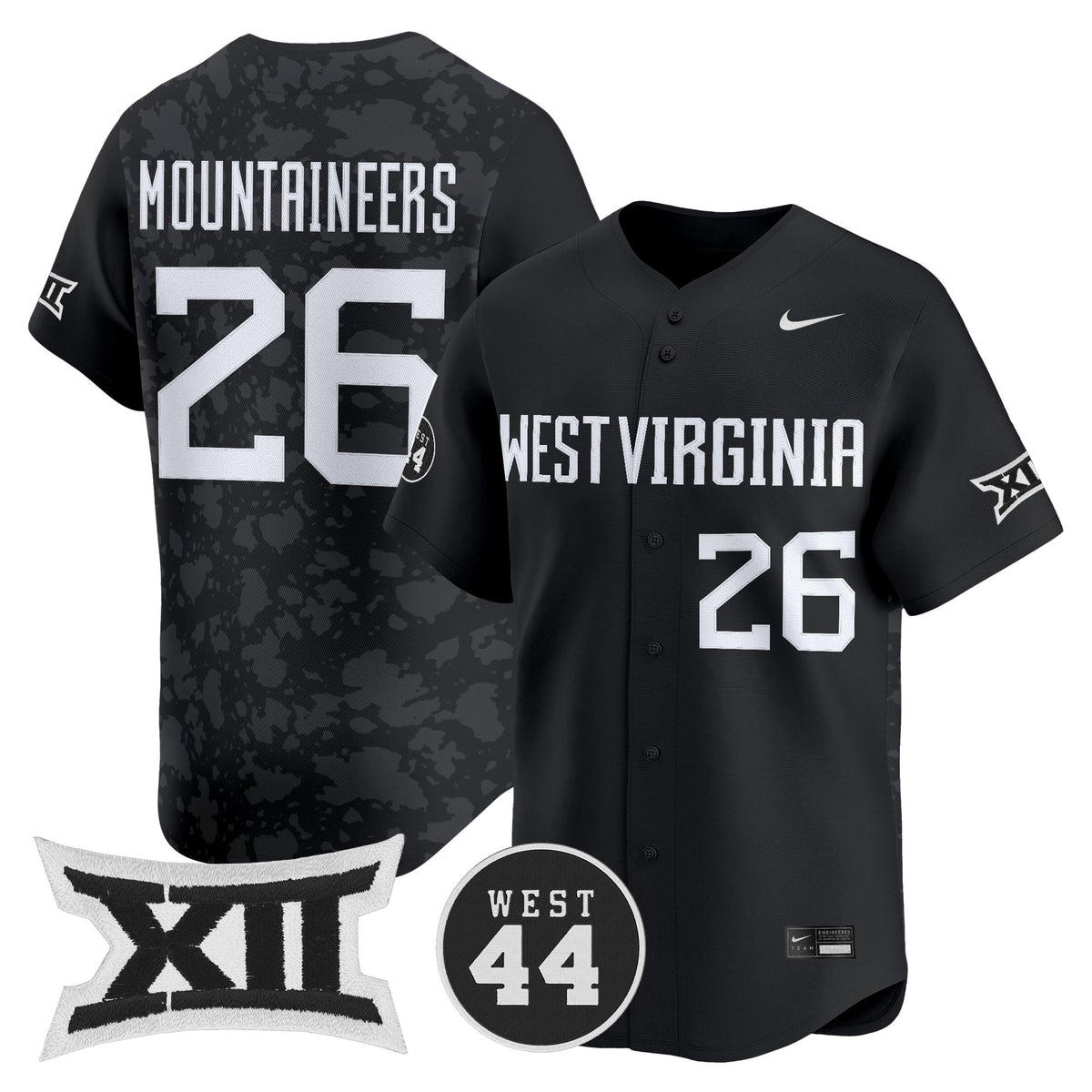Men's West Virginia Mountaineers 2026 Vapor Premier Limited Jersey - All Stitched
