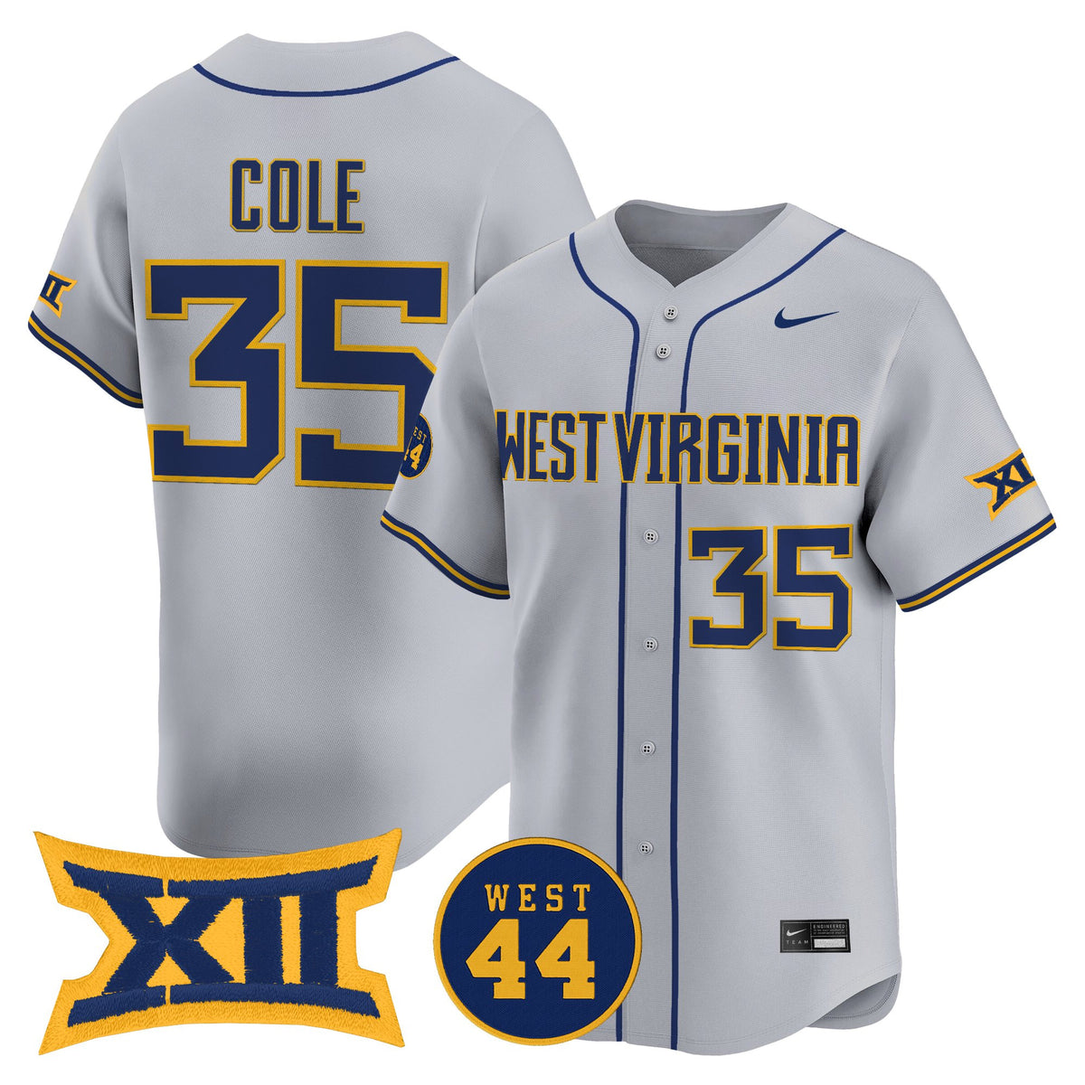 Men's West Virginia Mountaineers 2026 Vapor Premier Limited Jersey - All Stitched