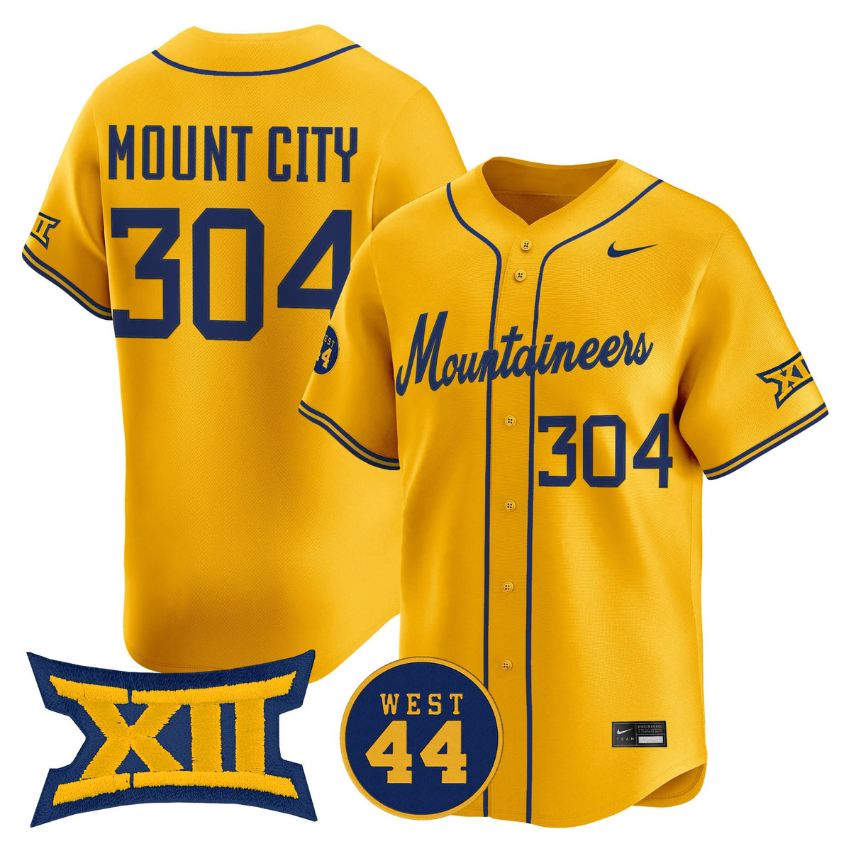 Men's West Virginia Mountaineers 2026 Vapor Premier Limited Jersey - All Stitched