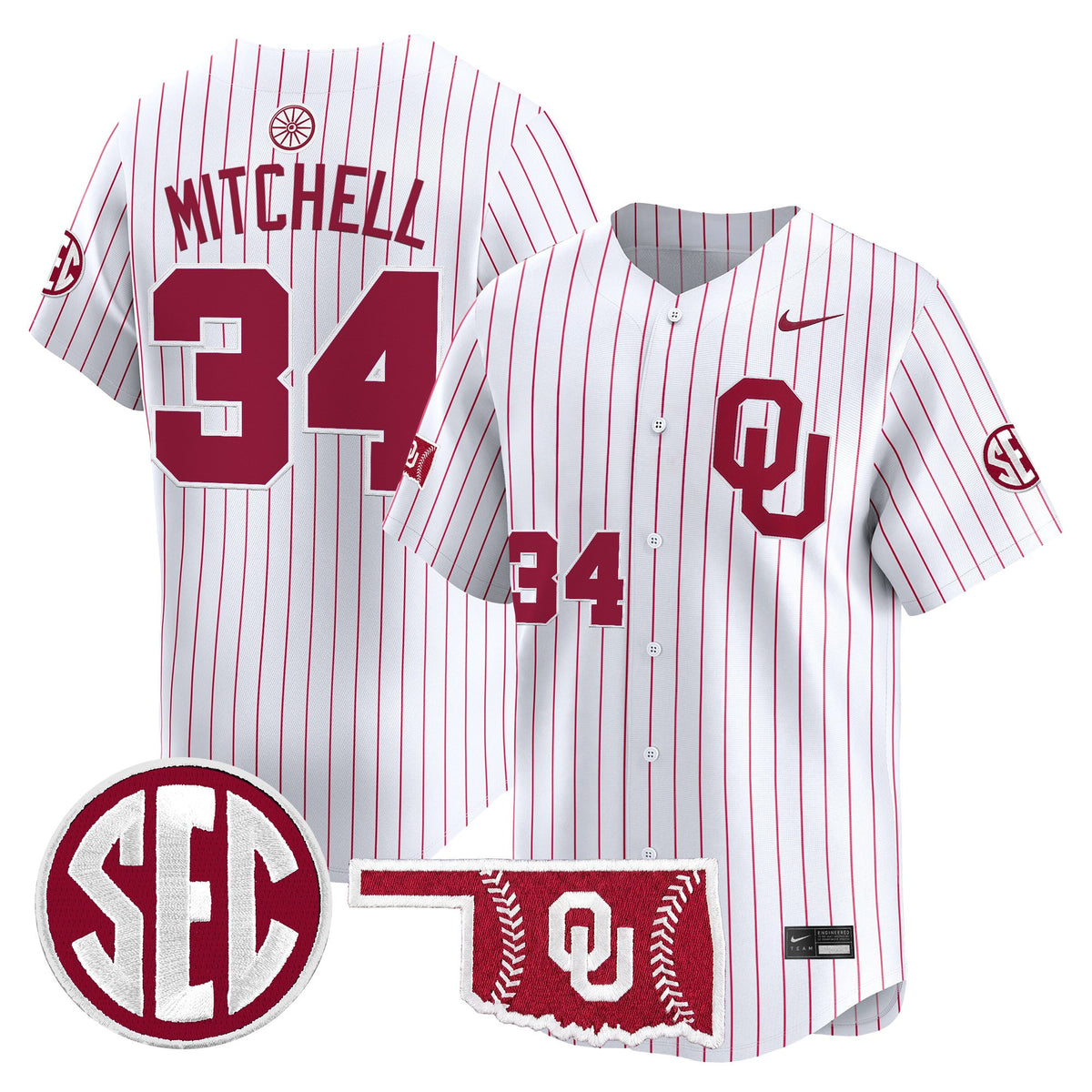 Men's Oklahoma Sooners 2026 Vapor Premier Limited Jersey - All Stitched