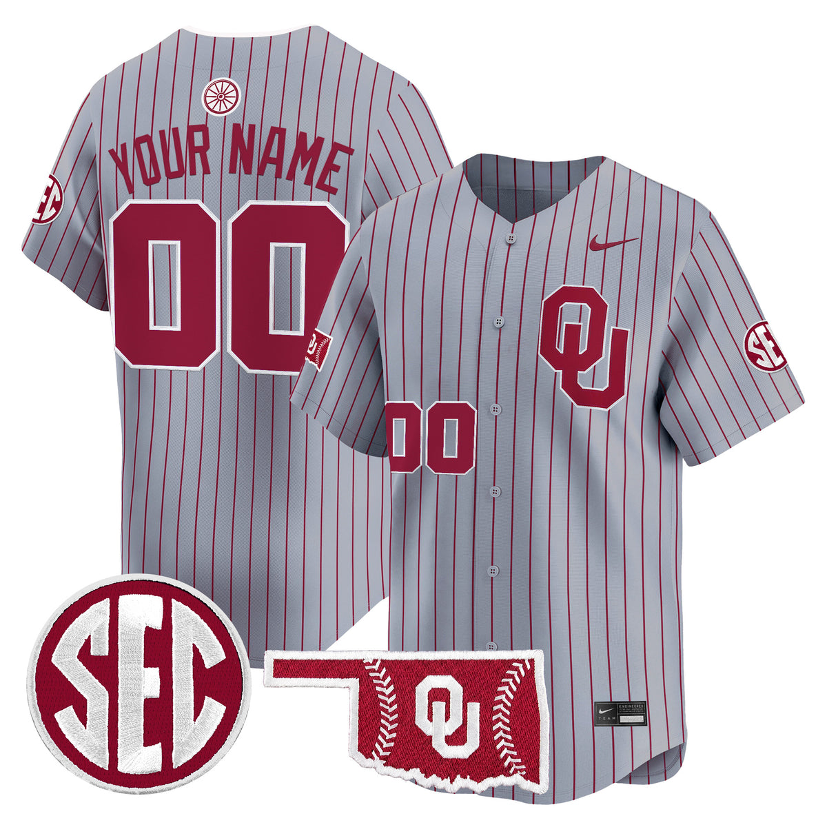 Oklahoma Sooners 2026 Vapor Premier Limited Custom Jersey - All Stitched