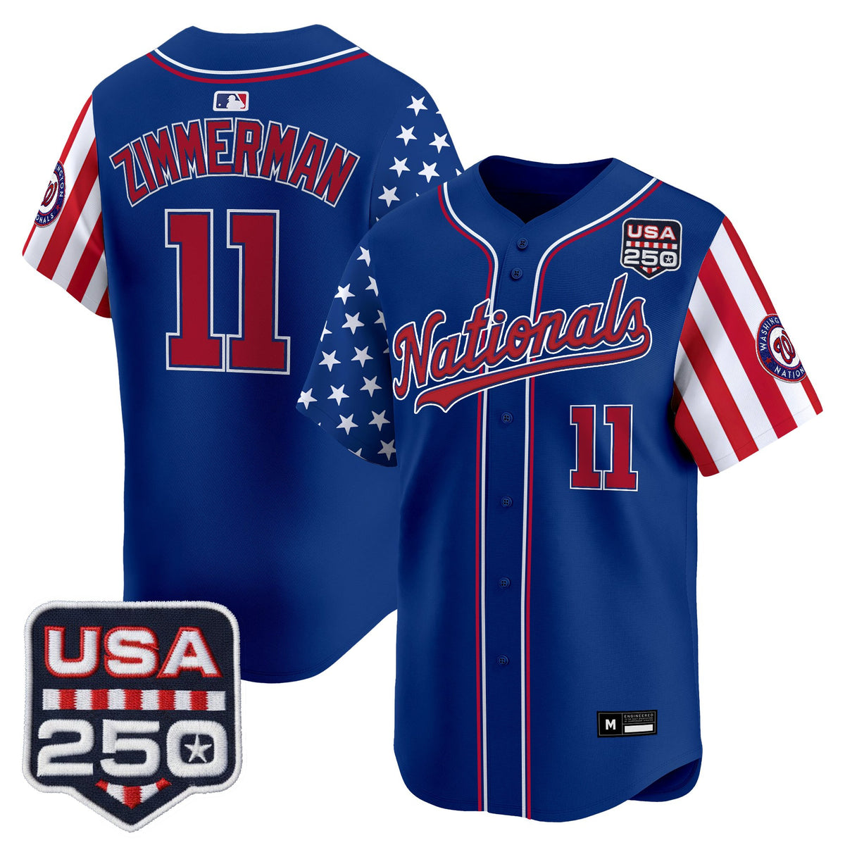 Men's Washington Nationals "America 250 Edition" Vapor Premier Limited Jersey - All Stitched