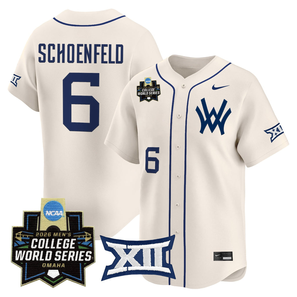 Men's West Virginia Mountaineers 2026 World Series Patch Vapor Premier Limited Jersey - All Stitched