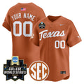 Texas Longhorns 2026 World Series Vapor Premier Limited Custom Jersey - All Stitched