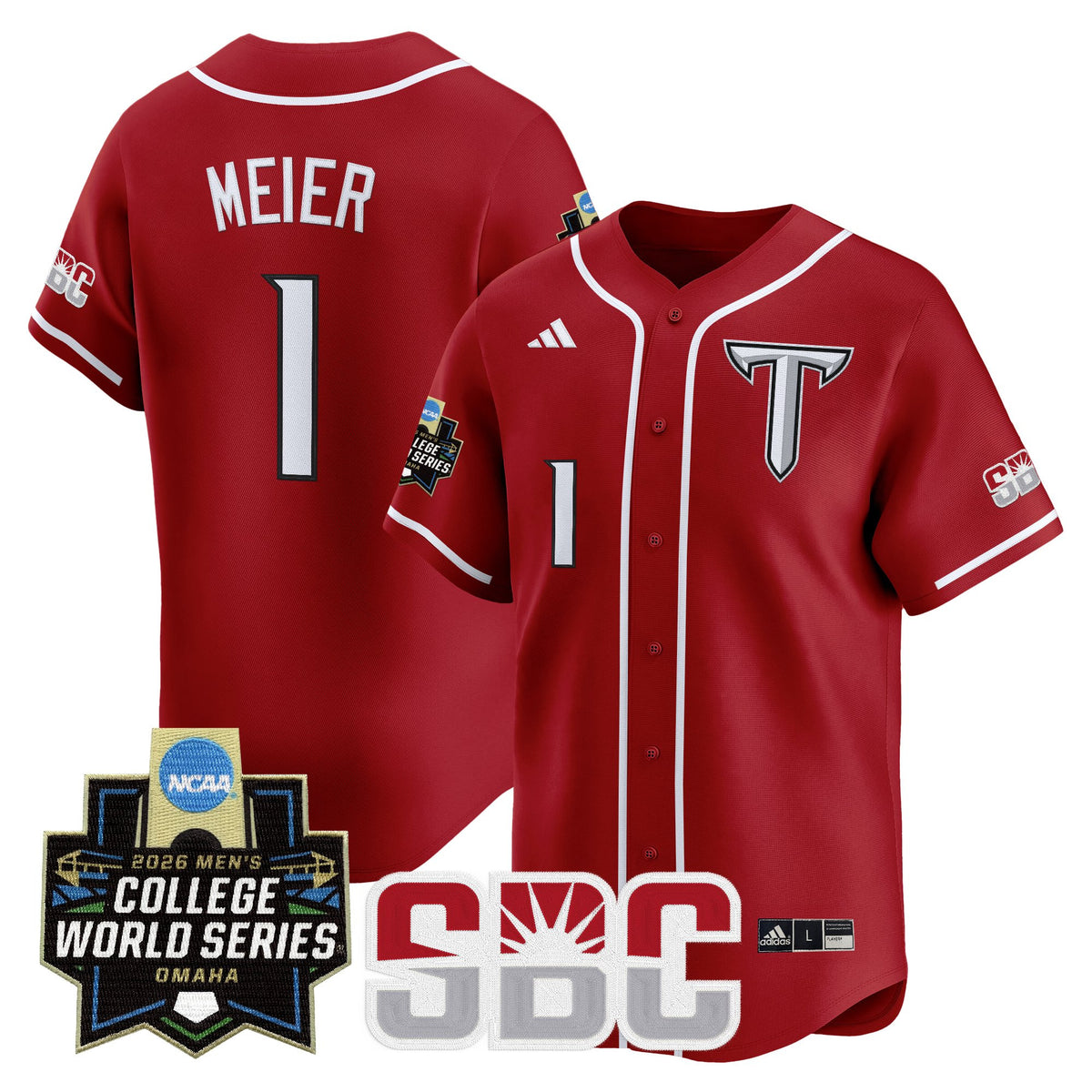 Men's Troy Trojans 2026 World Series Vapor Premier Limited Jersey - All Stitched