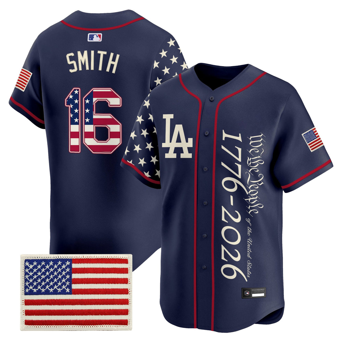 Men's Los Angeles Dodgers "America 250 Edition" Vapor Premier Limited Jersey V2 - Stitched