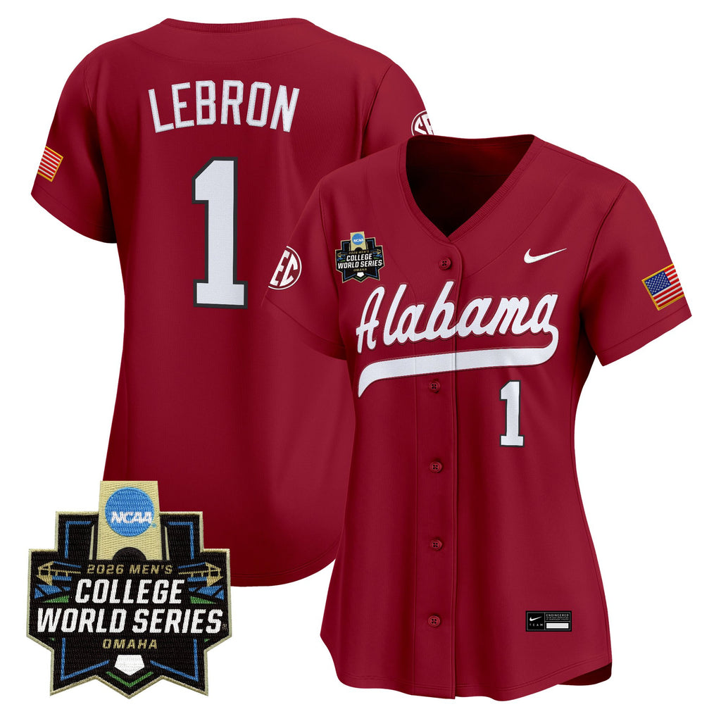 Women's Alabama Crimson Tide 2026 World Series Vapor Premier Limited Jersey - All Stitched