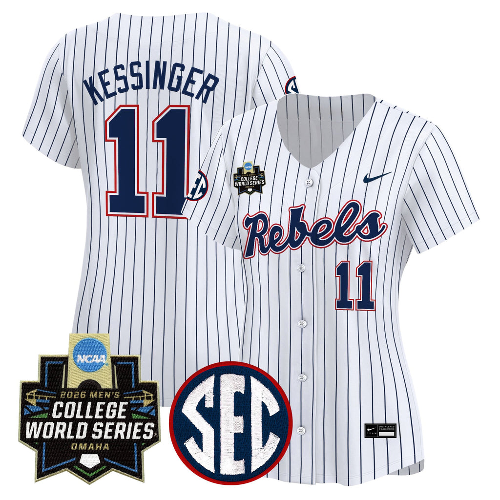 Women's Ole Miss Rebels 2026 World Series Vapor Premier Limited Jersey - All Stitched