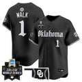 Men's Oklahoma Sooners 2026 World Series Vapor Premier Limited Jersey - Gothic Edition - All Stitched
