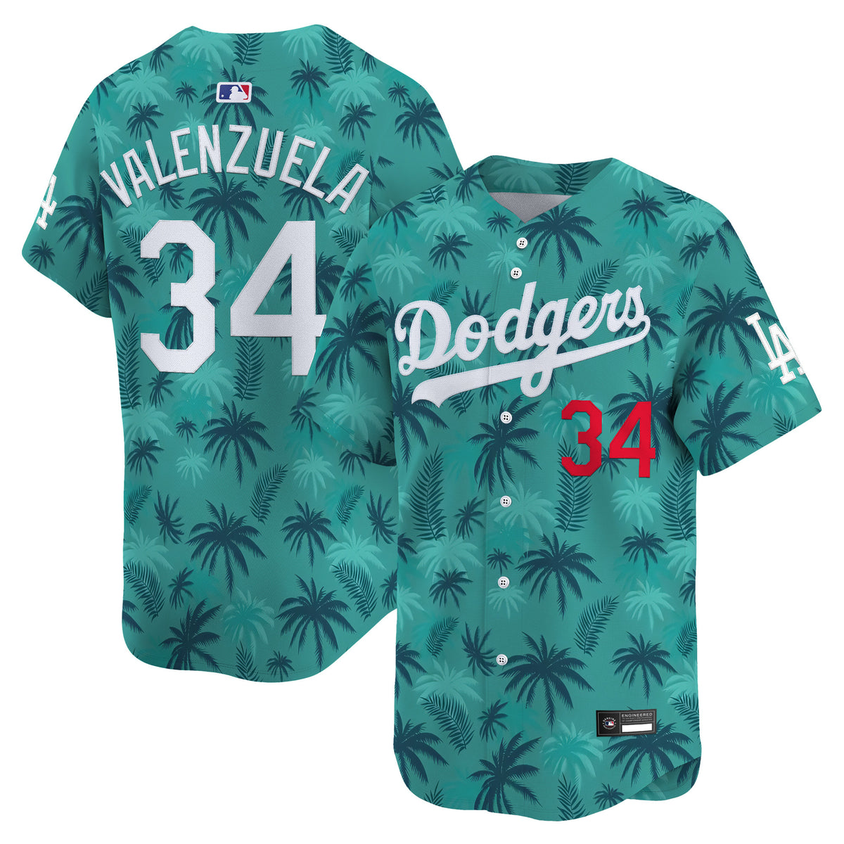 Los Angeles Dodgers GTA Vice City Vapor Premier Limited Jersey - Stitched