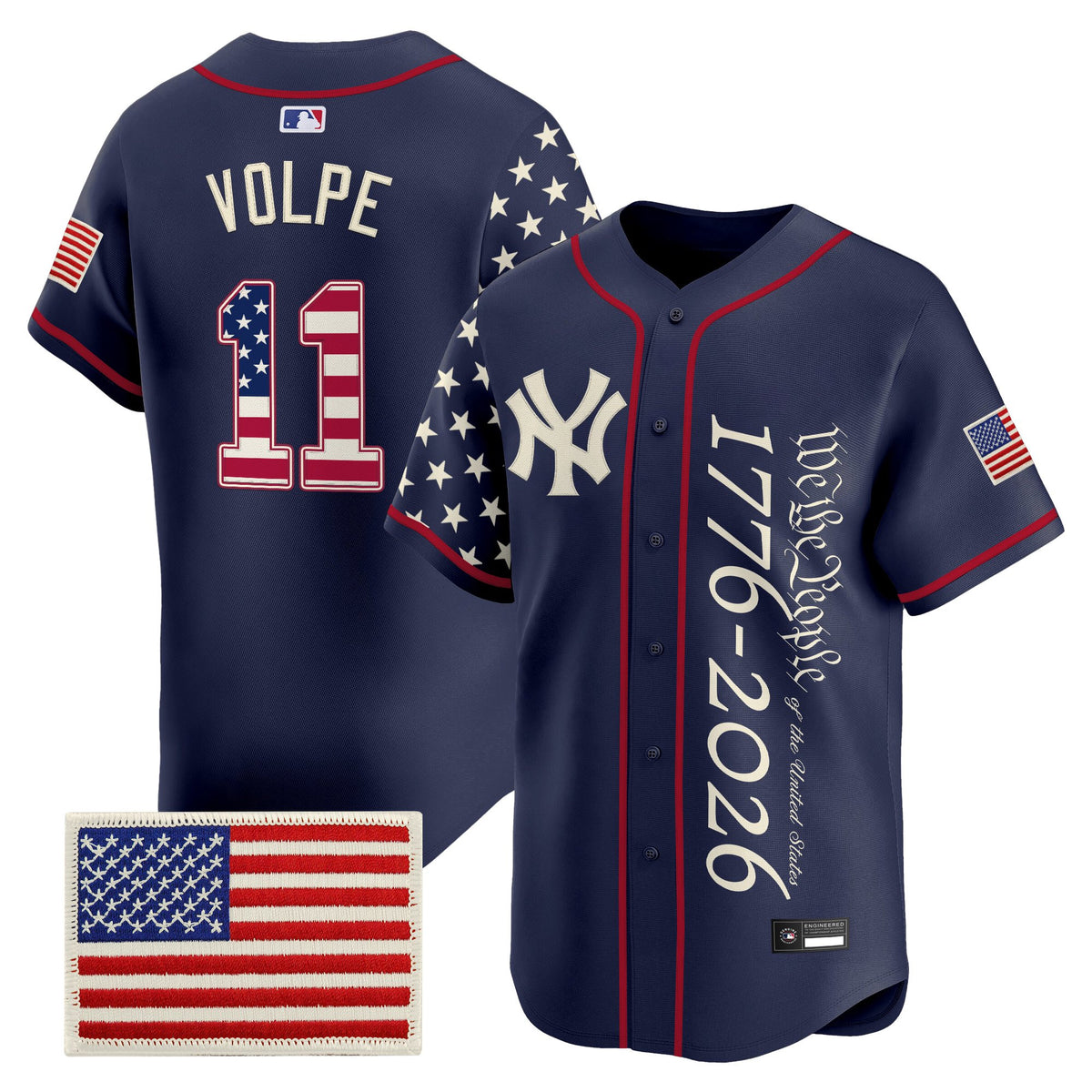 Men's Yankees "America 250 Edition" Vapor Premier Limited Jersey V3 - All Stitched