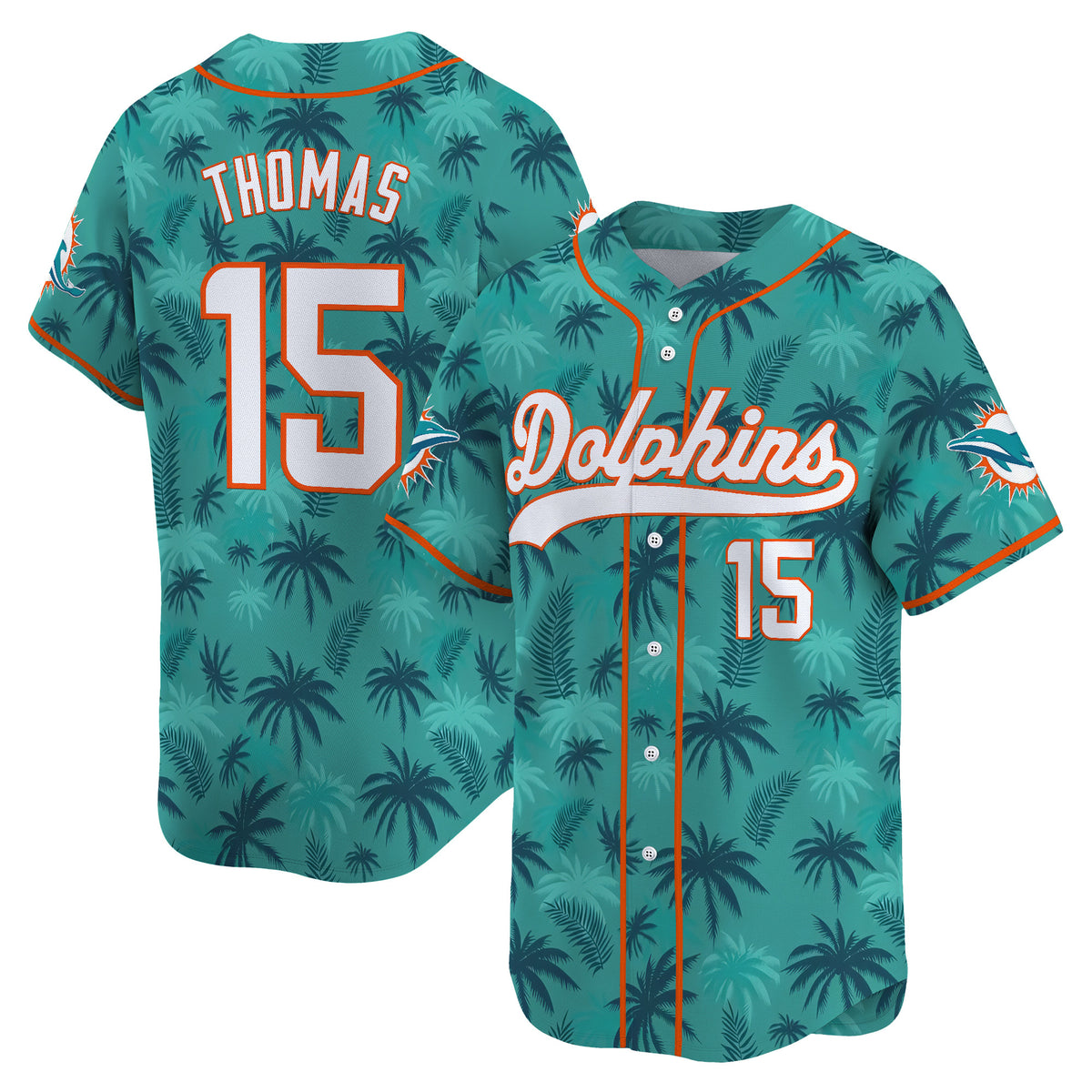 Miami Dolphins GTA Vice City Vapor Premier Limited Jersey - Stitched