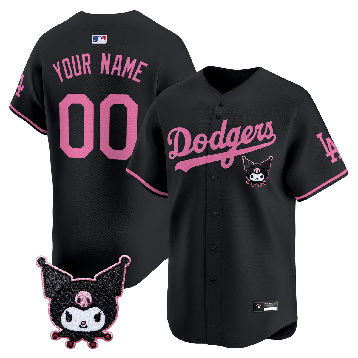 Los Angeles Dodgers x Sanrio Friends Vapor Premier Limited Custom Jersey - All Stitched
