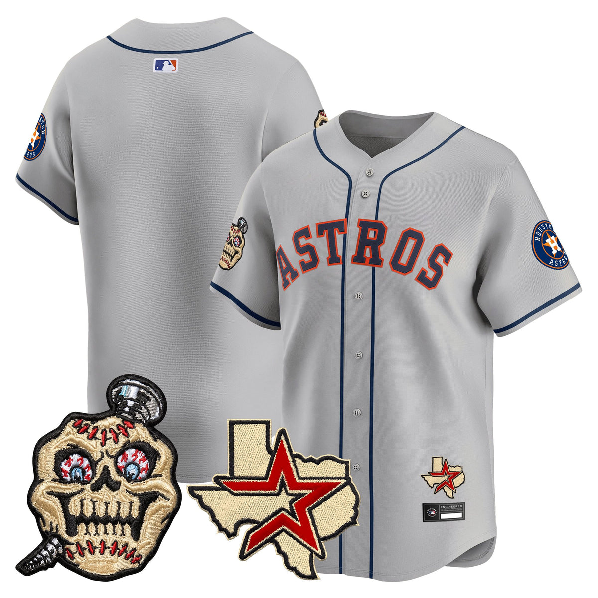Men's Houston Astros Screwed Up Click Vapor Premier Limited Jersey - All Stitched