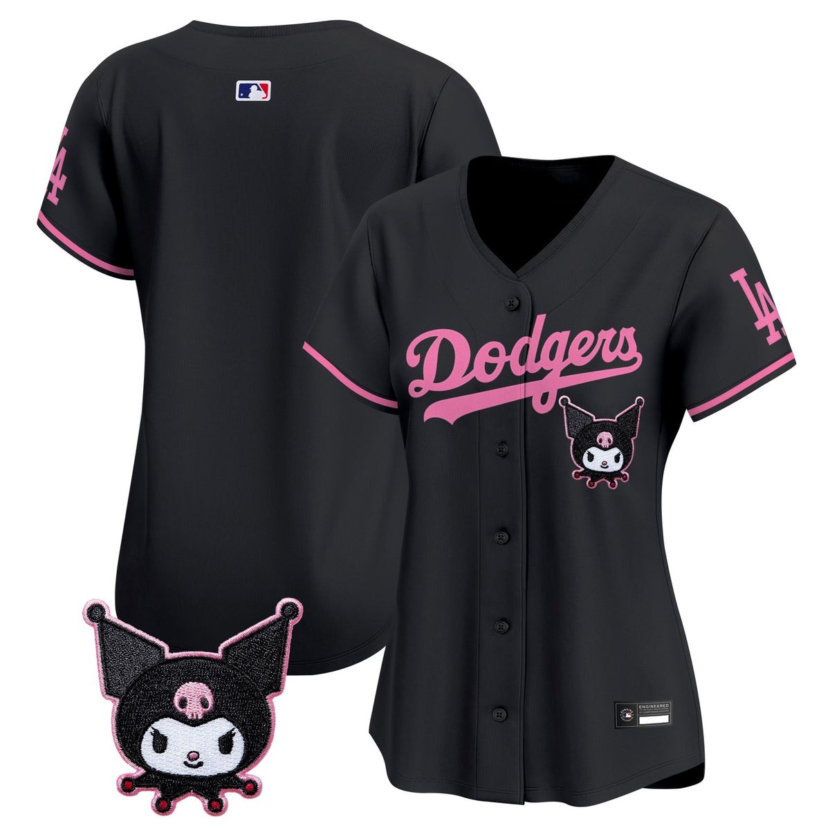 Los Angeles Dodgers x Kuromi Vapor Premier Limited Jersey - All Stitched