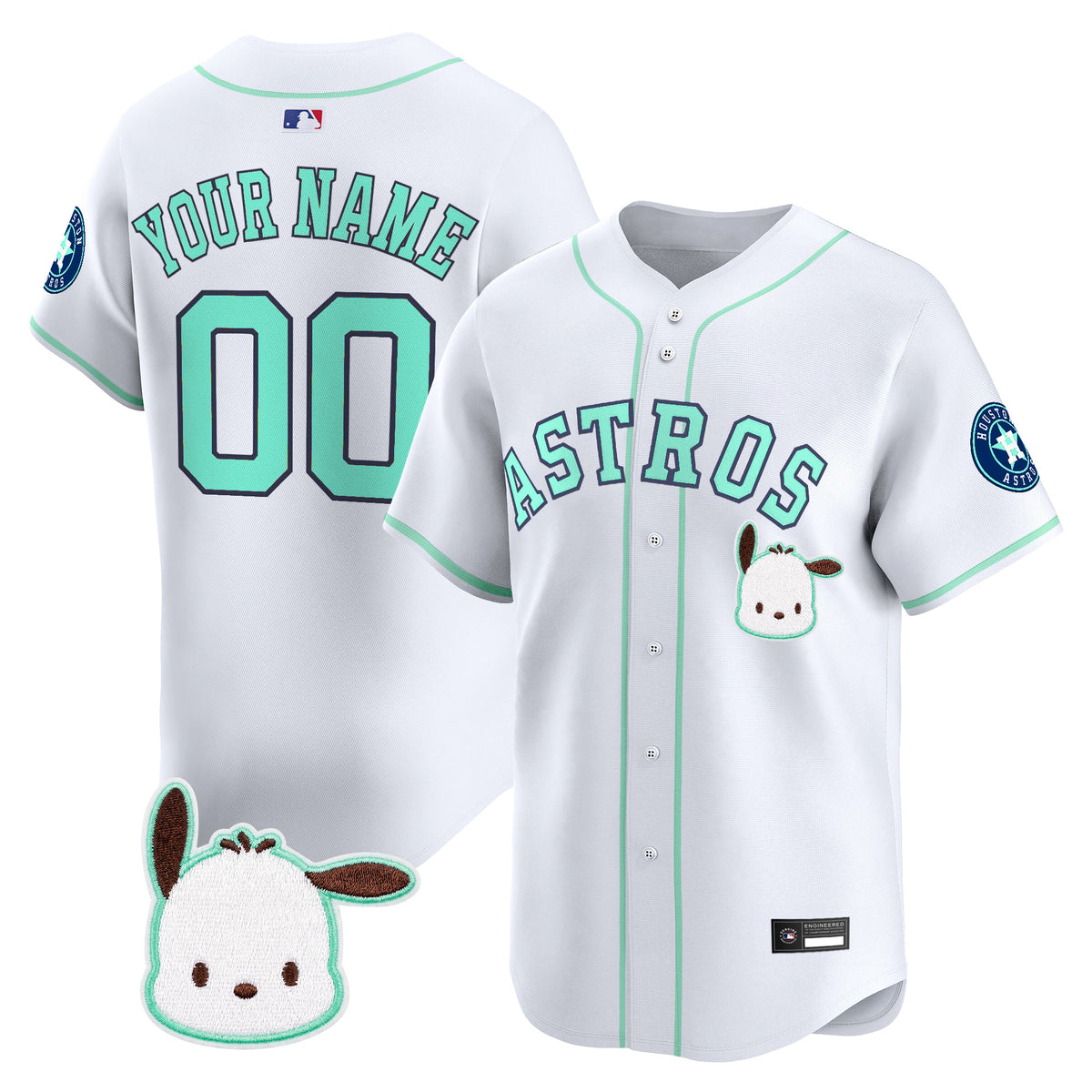 Houston Astros x Sanrio Friends Vapor Premier Limited Custom Jersey - All Stitched