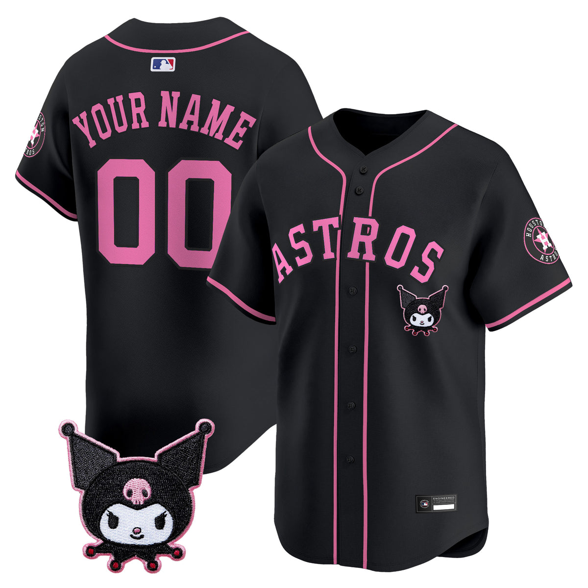 Houston Astros x Sanrio Friends Vapor Premier Limited Custom Jersey - All Stitched
