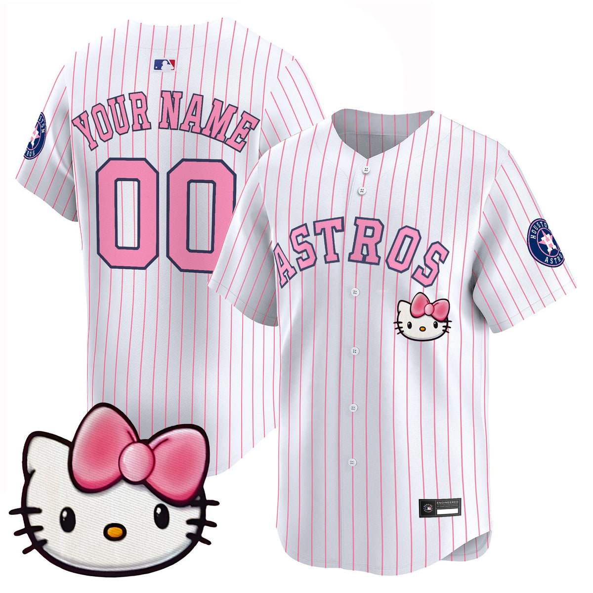 Houston Astros x Sanrio Friends Vapor Premier Limited Custom Jersey - All Stitched