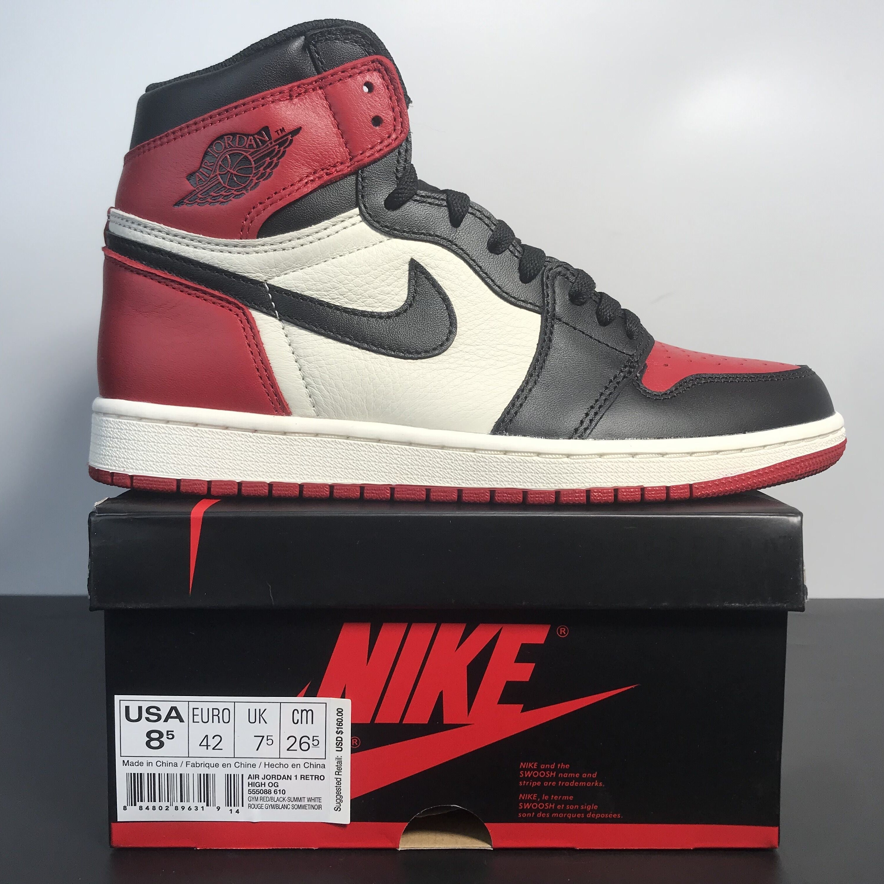 Air Jordan 1 “Bred Toe”