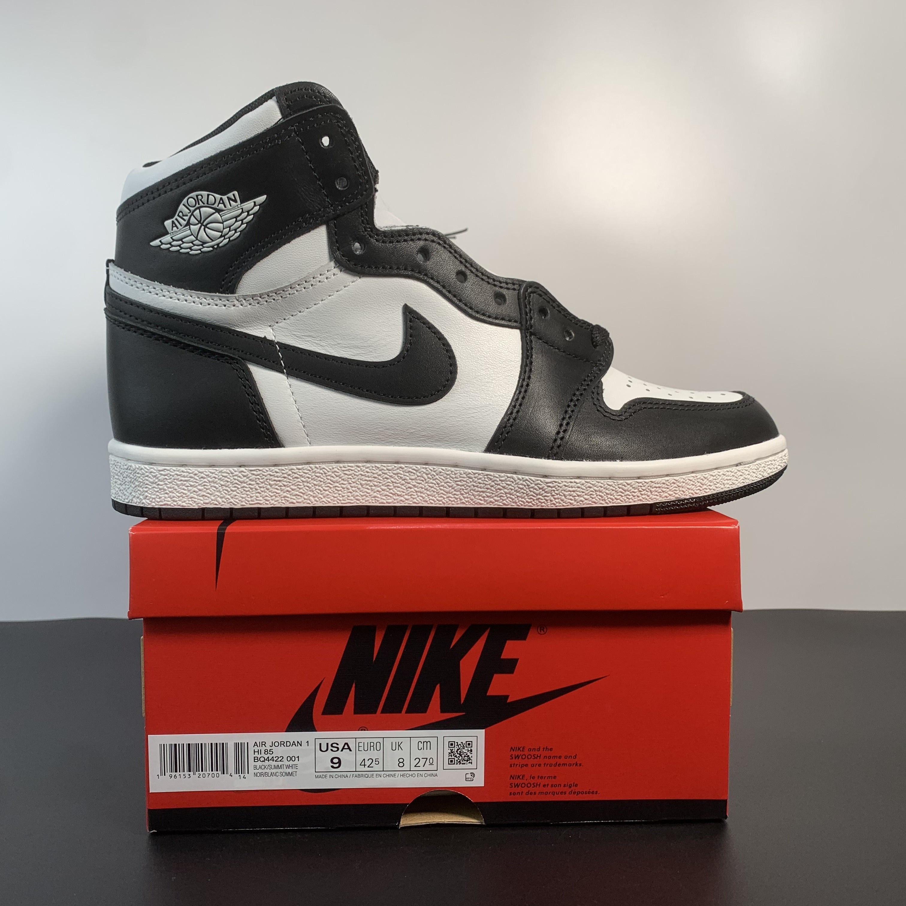 Air Jordan 1 Hi 85 “Black White”