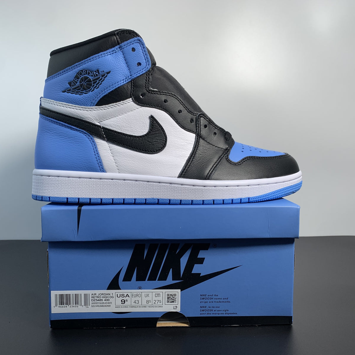 Air Jordan 1 High OG -University Blue- unc toe 