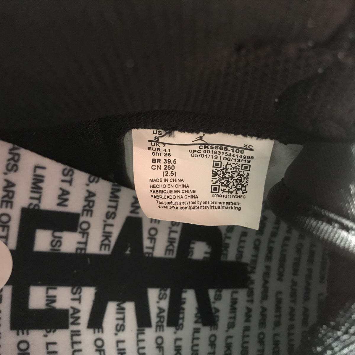 AJ1 OG High Fearless