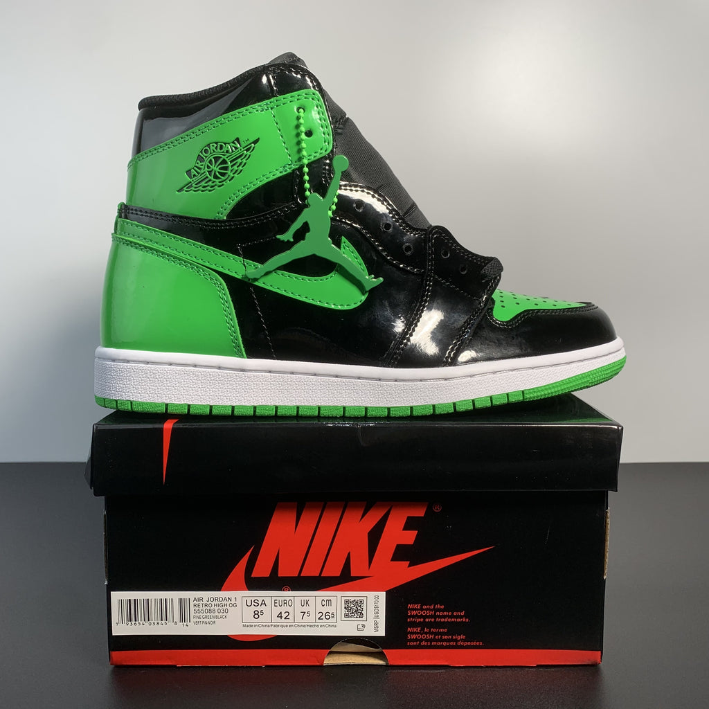 Nike Air Jordan 1 Retro High OG Patent Green