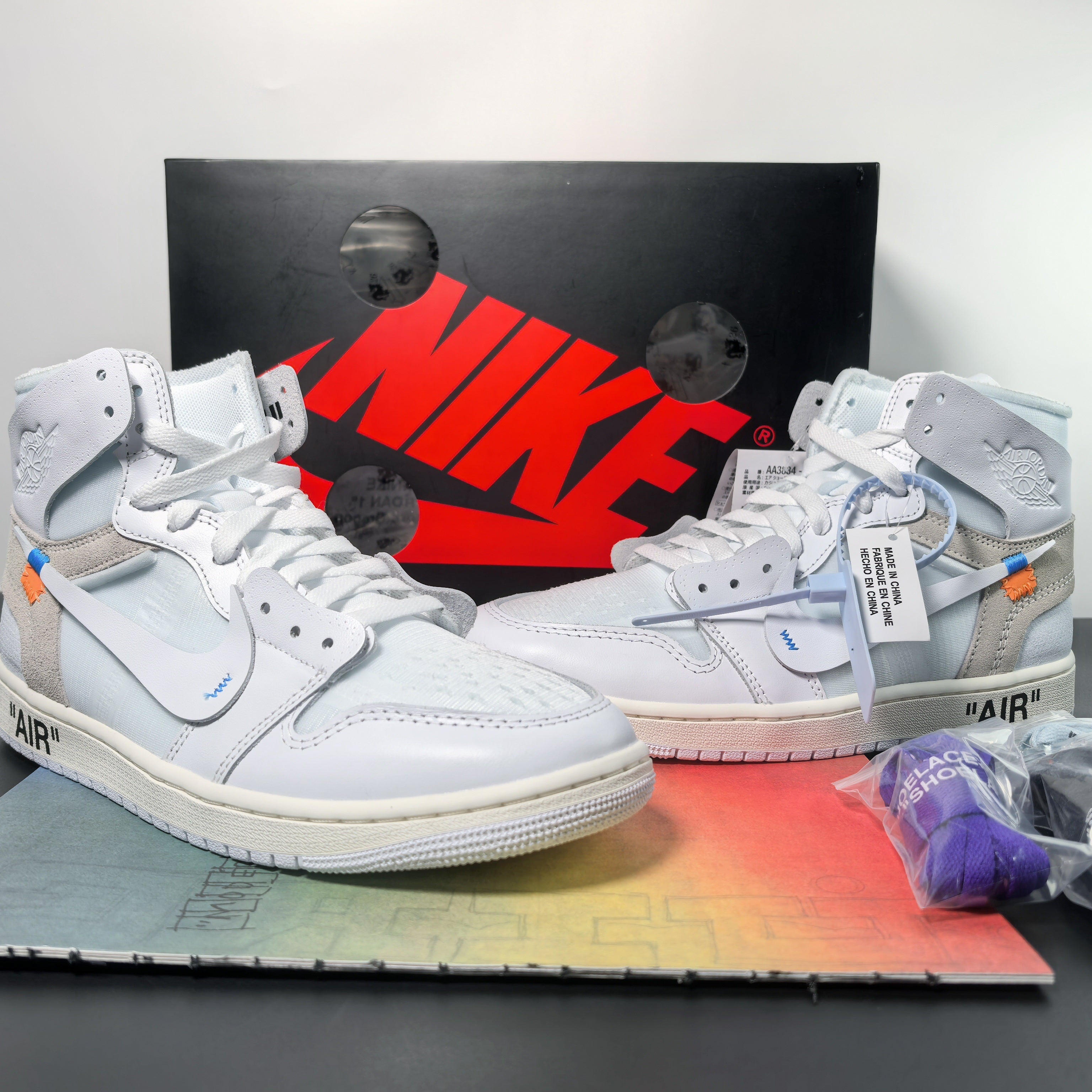 Virgil Abloh Archive x Air Jordan 1 High OG “Alaska”
