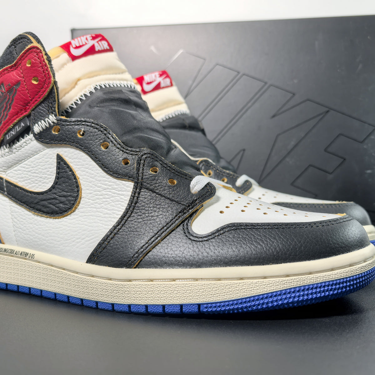 Nike Union LA x Air Jordan 1 Retro High NRG 'Black Toe'